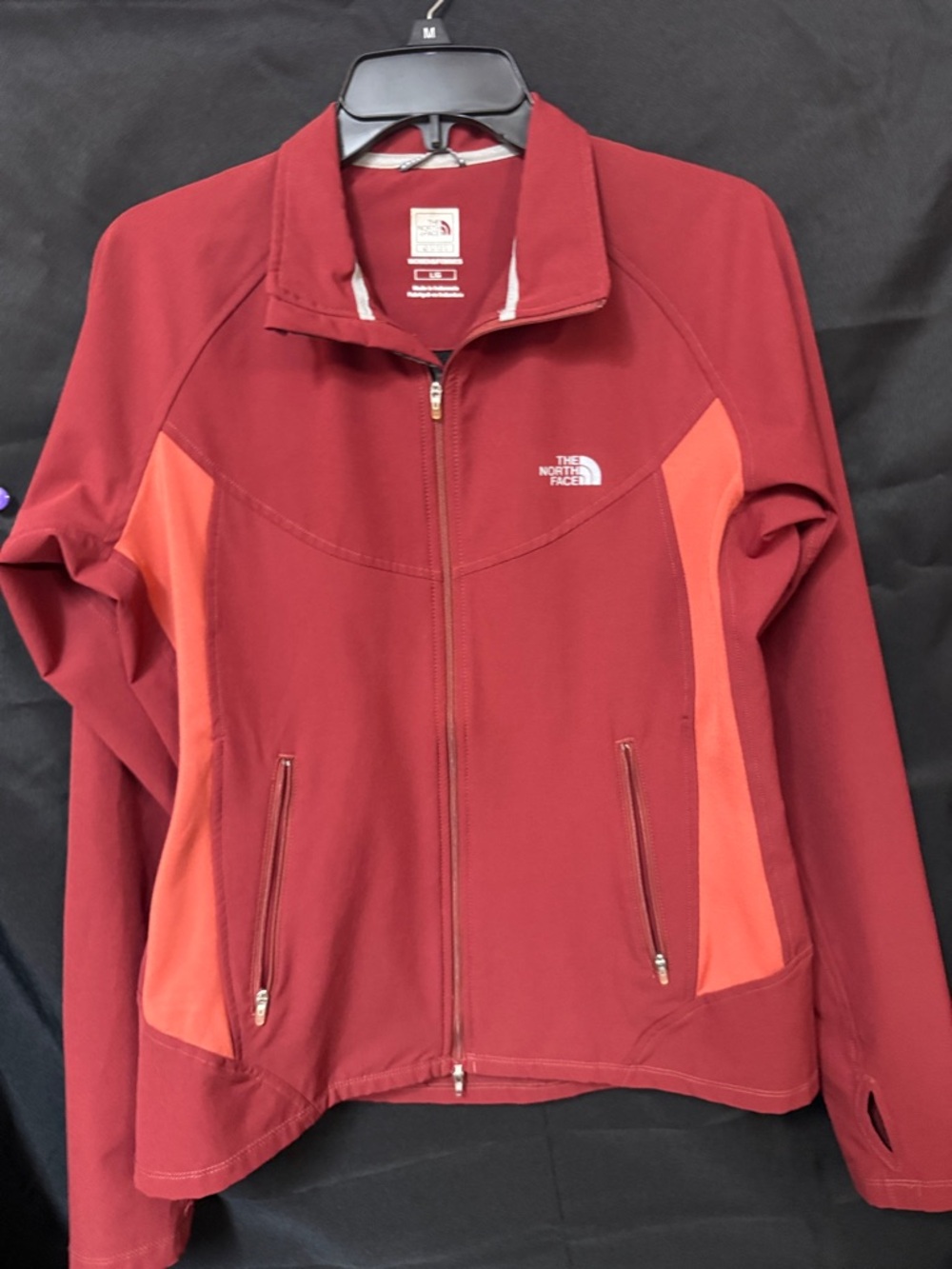 The North Face Women's Maroon and Coral Utility Jacket
